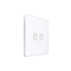 Розетка информационная С/У RJ-45 кат.5e 2-я, Арктический лед Systeme Electric Infinity (FSE000185)