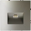 Розетка компьютерная RJ45 кат.6 Voltum S70 шелк Soft touch пластик (VLS060104)