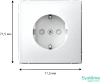 GAL000145S Systeme Electric Schneider Electric ArtGallery цвет белый