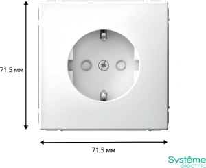 GAL000145S Systeme Electric Schneider Electric ArtGallery цвет белый