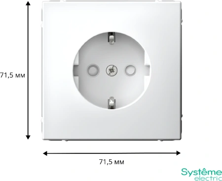 GAL000145S Systeme Electric Schneider Electric ArtGallery цвет белый