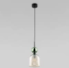 Подвесной светильник со стеклянным плафоном TK Lighting 11146  Sophia Green Cognac