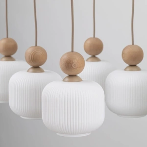 Подвесной светильник со стеклянными плафонами TK Lighting 11052 Ballo