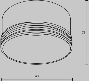 Кольцо декоративное для светильника Maytoni Focus LED  Ring S-5-W