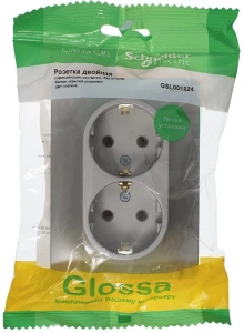 GSL001224 Systeme Electric Schneider Glossa платина