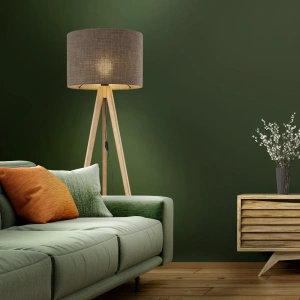 Напольный светильник с тканевым абажуром TK Lighting 16026 Grand