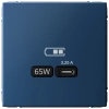 Высокоскоростная розетка USB тип-С Systeme Electric ArtGallery аквамарин GAL001127