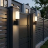 Уличный настенный светильник со светодиодами 1534 TECHNO LED 3000K чёрный Elektrostandard 1534 TECHNO LED