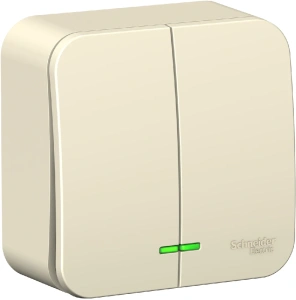 BLNVA105112 Systeme Electric Schneider Blanca накладной монтаж цвет молочный