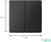 GAL001465 Systeme Electric Schneider Electric ArtGallery цвет базальт