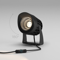 Светильник садово-парковый поворотный Landscape 15W черный Elektrostandard 35186/S