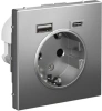 GAL000932 Systeme Electric Schneider Electric ArtGallery цвет сталь