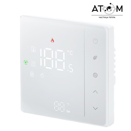 Терморегулятор ATOM Alpha ECO Light белый (CN2316)