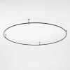 Esthetic Magnetic Шинопровод Round черный Ø1800 Elektrostandard 85218/00