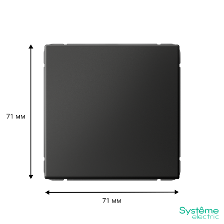 GAL001471 Systeme Electric Schneider Electric ArtGallery цвет базальт