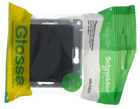 GSL000761 Systeme Electric Schneider Glossa антрацит