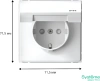 GAL440146S Systeme Electric Schneider Electric ArtGallery цвет белый