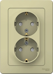BLNRS001127 Systeme Electric Schneider Blanca цвет бежевый
