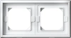 Рамка 2-поставая IP44 универсальная Systeme Electric ArtGallery, БЕЛЫЙ  GAL440102