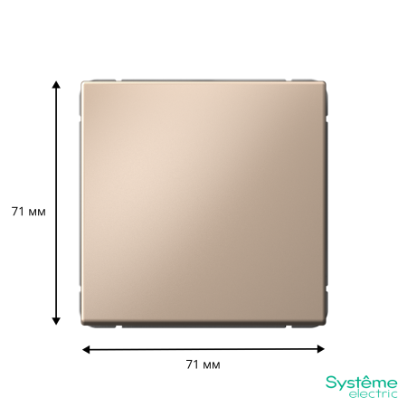 GAL001271 Systeme Electric Schneider Electric ArtGallery цвет песочный