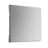 Перекрестный 1-клав выключатель серебряный рифленый Werkel W1113001 + W1119009