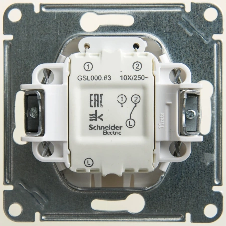 GSL000663 Systeme Electric Schneider Glossa перламутр