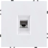 Розетка Ethernet RJ45 Cat.6, белый матовый Kollinger Eclipse EC-017WH