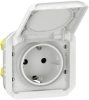 Розетка электрическая Legrand Plexo (белый) 069640L