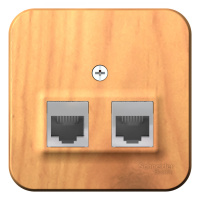 BLNIA045455 Systeme Electric Schneider Blanca накладной монтаж цвет ясень