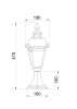 Парковый светильник Maytoni Goiri O029FL-01BZ