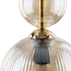 Подвесной светильник с плафонами из фактурного стекла TK Lighting 11041 Sophia Cognac