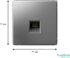 GAL000983 Systeme Electric Schneider Electric ArtGallery цвет сталь