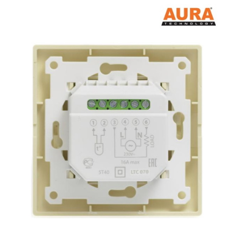 Терморегулятор AURA LTC 070 кремовый (CN1937)