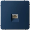Розетка компьютерная RJ45, кат. 5е Systeme Electric ArtGallery аквамарин GAL001183
