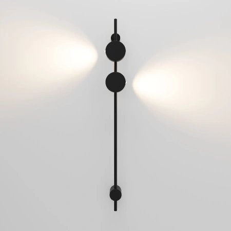 Cветильник настенный светодиодный Illume черный 3000K Elektrostandard 40154/LED