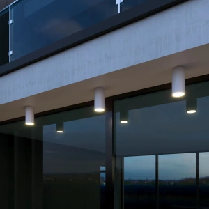 Уличный потолочный светильник Light LED IP65 Elektrostandard 35129/H белый