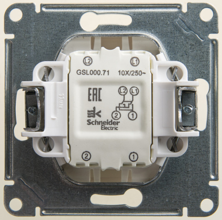 GSL000671 Systeme Electric Schneider Glossa перламутр