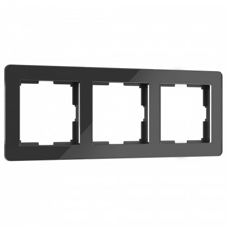 Рамка из акрила на 3 поста Acrylic черный Werkel Acrylic черный W0032708