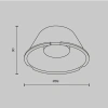 Линза 69mm 15° 30Вт Maytoni Focus Led LensD69-15