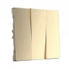 Выключатель 3-клав шампань рифленый Werkel W1130001 + W1139010