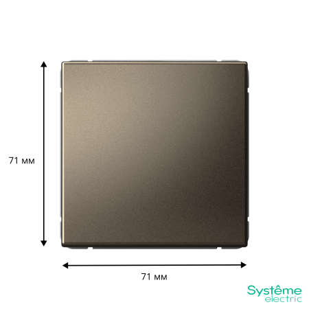 GAL000611 Systeme Electric Schneider Electric ArtGallery цвет мокко