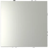 Проходной переключатель одноклавишный 10А Voltum S70 сталь Soft touch пластик (VLS010305)
