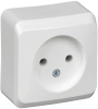 Розетка без заземления 16А Systeme Electric Etude, БЕЛЫЙ PA16-001B