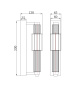 Бра Maytoni Verticale MOD308WL-L9GN3K