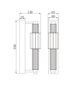 Бра Maytoni Verticale MOD308WL-L9GN3K