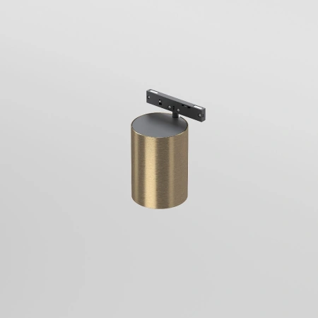 Mini Magnetic Трековый светильник 9W 3000K латунь/черный Elektrostandard 85204/01