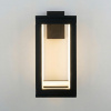 Уличный настенный светодиодный светильник Frame 3000K чёрный Elektrostandard 1527 TECHNO LED черный