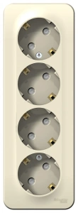 BLNRA011412 Systeme Electric Schneider Blanca накладной монтаж цвет молочный