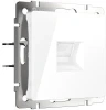 Розетка компьютерная RJ-45 cat. 6A экранированная Werkel белый W5120101