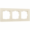 Рамка из стекла на 3 поста Favorit молочный Werkel Favorit молочный W0031141